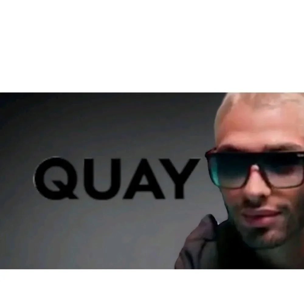 Quay Australia Hindsight‎ 51MM Shield Sunglasses- Black/Smoke Green Fade